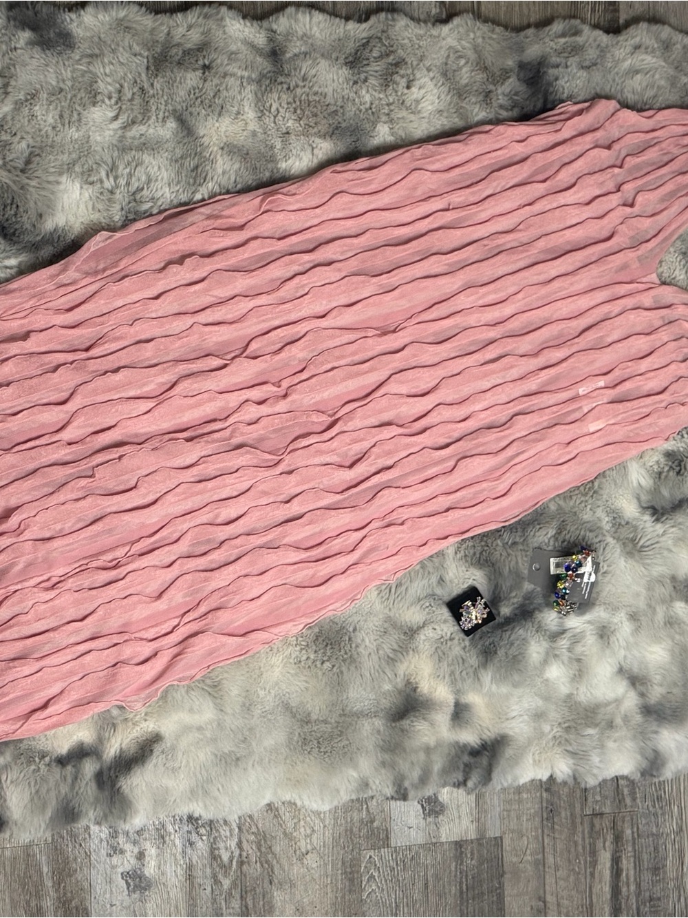 Kids Pink Swim Cover-Up Dress